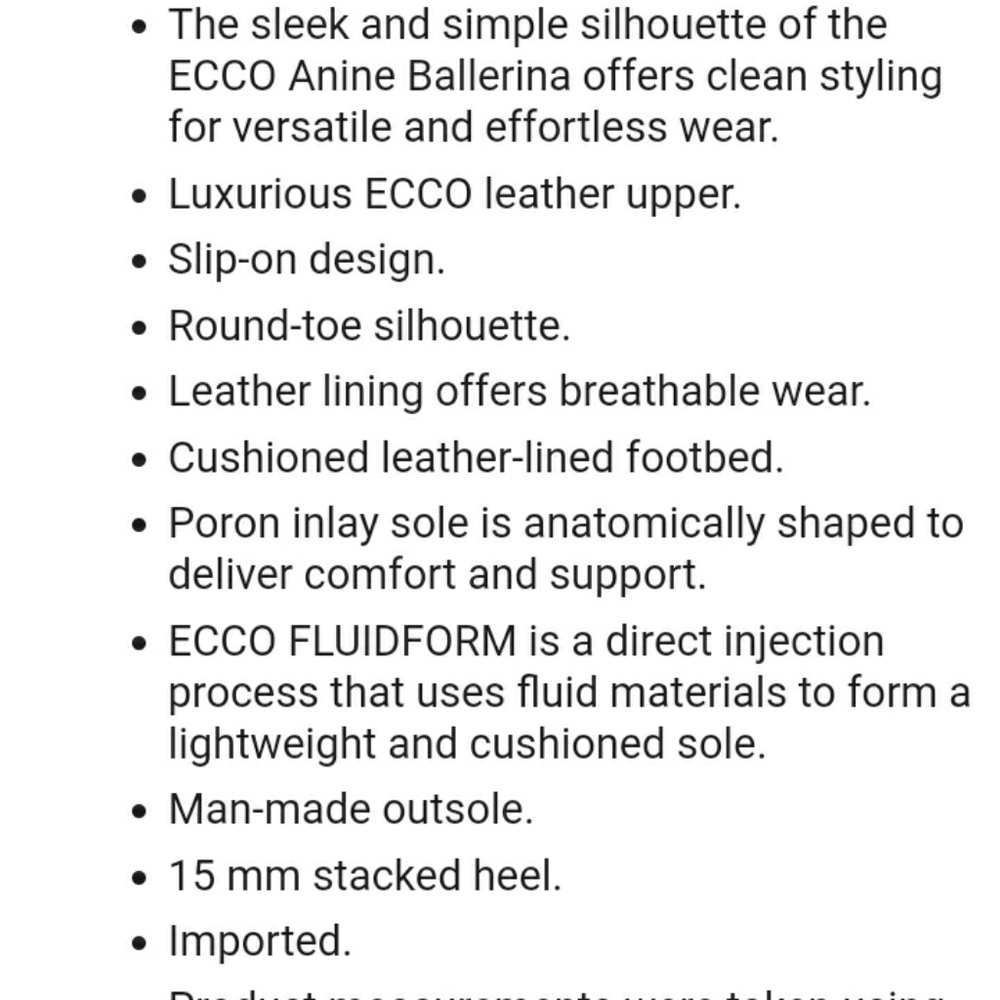 ECCO  flats size 9. - Picture 10 of 12